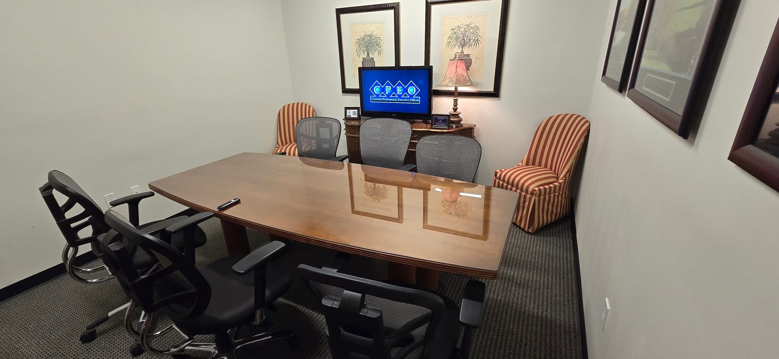 Conference Room #2 at Clermont Professional Executive Offices, alternate angle