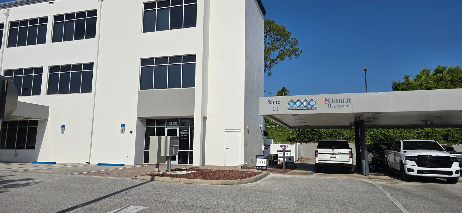 Clermont Professional Executive Offices building exterior, Suite 101